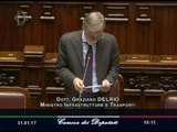 Roma - Informativa del Ministro Delrio sull'emergenza nel centro Italia (31.01.17)
