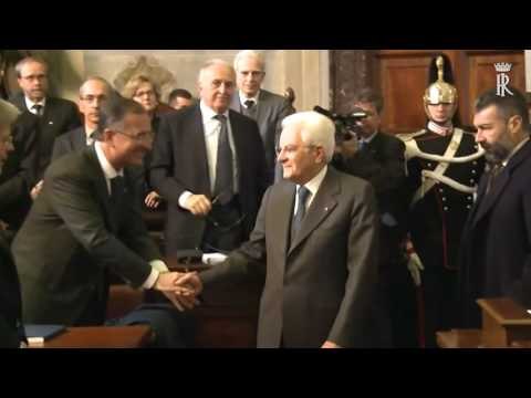 Roma - Mattarella alla cerimonia di Relazione sulla giustizia amministrativa (31.01.17)