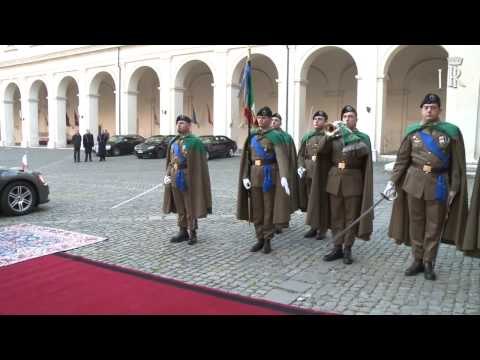 Roma - Incontro del Presidente Mattarella con il Presidente della Repubblica di Malta (30.01.17)