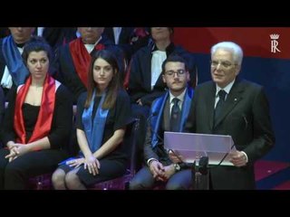 Camerino - Mattarella all'università (30.01.17)