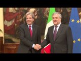 Roma - Gentiloni incontra Tajani a Palazzo Chigi (30.01.17)