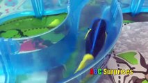 Swimming Learning Finding Dory Nemo Bailey Squirt Giant Egg Toy Surprise THEY REALLY SWIM