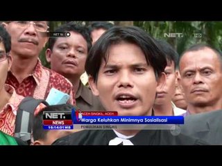 Proses Penertiban Tiga Rumah Ibadah Tak Berizin di Aceh Singkil - NET16