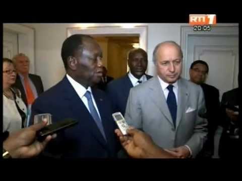 Le Président Ouattara a rencontré mercredi le chef de la diplomatie française Laurent Fabius