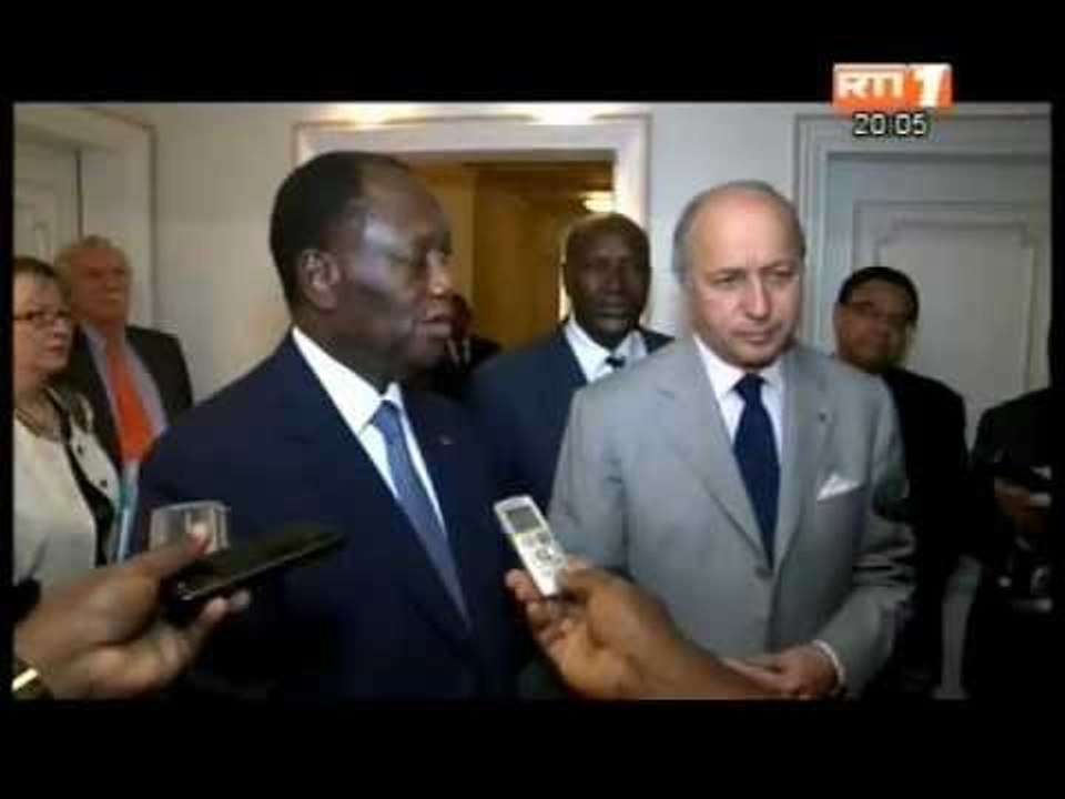 Le Président Ouattara a rencontré mercredi le chef de la diplomatie française Laurent Fabius