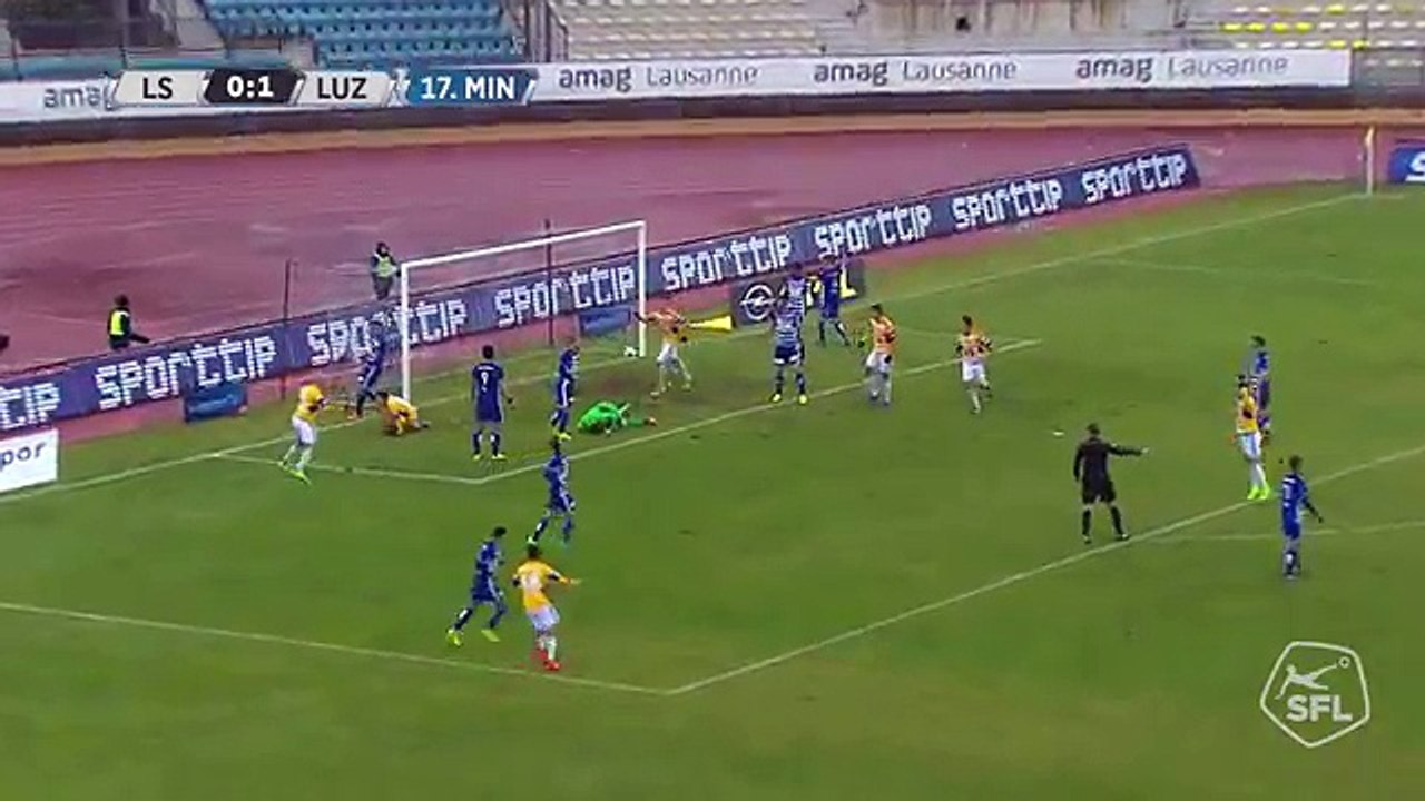 Lausanne 0:1 FC Luzern (19.Spieltag Swiss Super League. 5 February 2017)