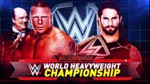 Brock Lesnar vs Seth Rollins - Battleground 2015 - Official Promo