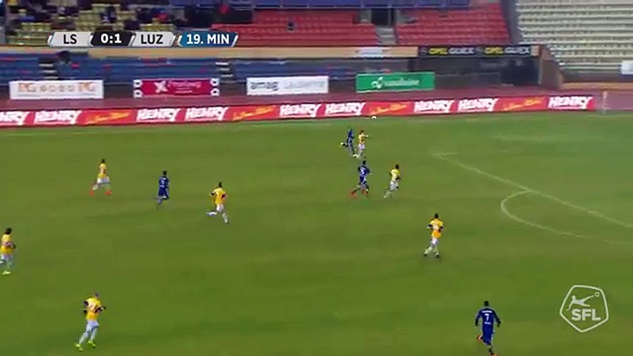 Lausanne 1:1 FC Luzern (19.Spieltag Swiss Super League. 5 February 2017)