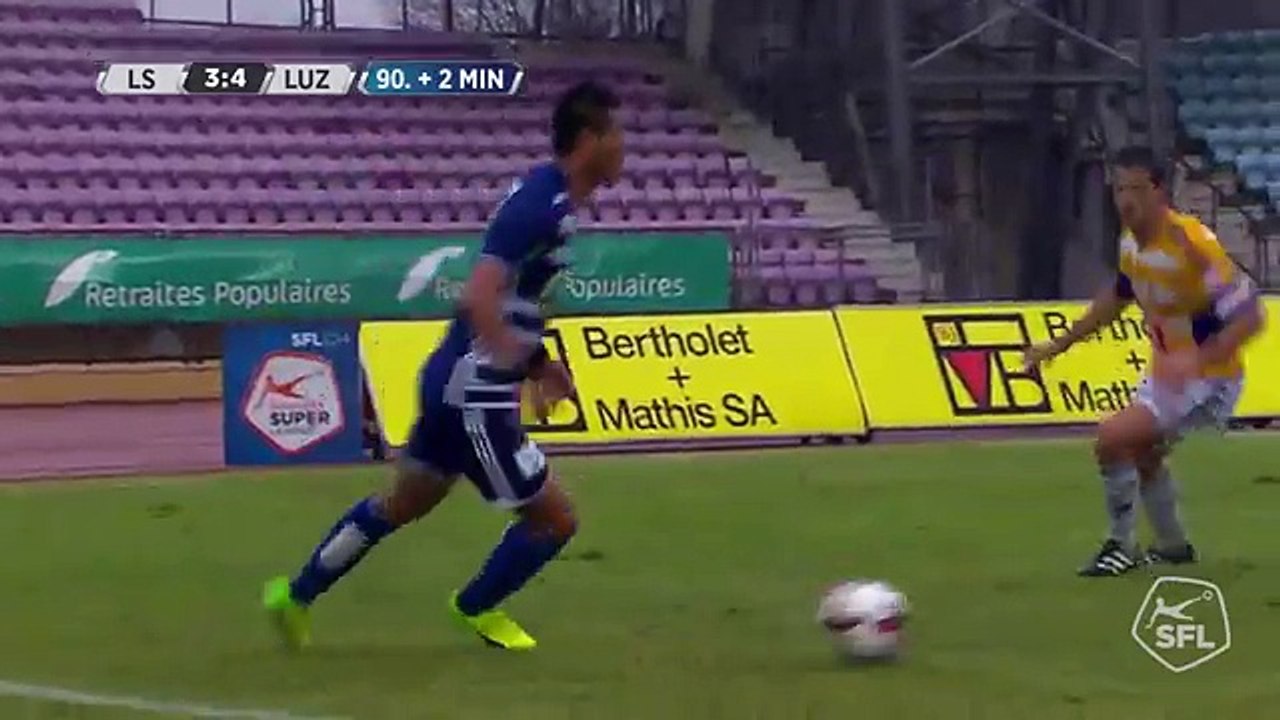 Lausanne 4:4 FC Luzern (19.Spieltag Swiss Super League. 5 February 2017)