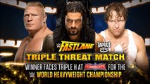 Roman Reigns vs Brock Lesnar vs Dean Ambrose - FastLane 2016 - Official Promo