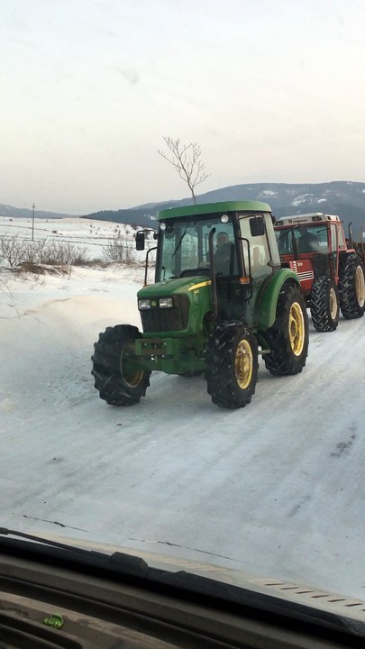On snow