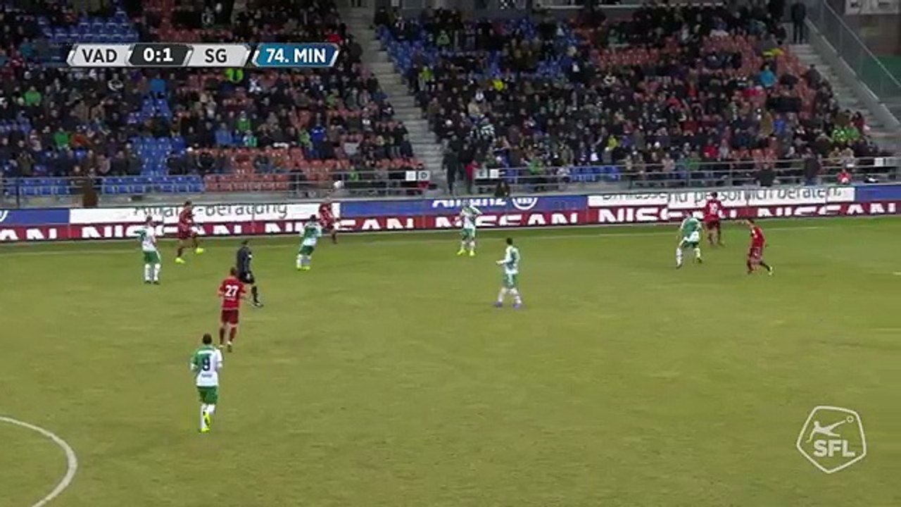 FC Vaduz 1:1 Sankt Gallen(19.Spieltag Swiss Super League. 5 February 2017)