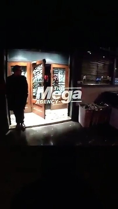 05.02.2017 Robert Pattinson & FKA twigs leaving the Groucho club, London