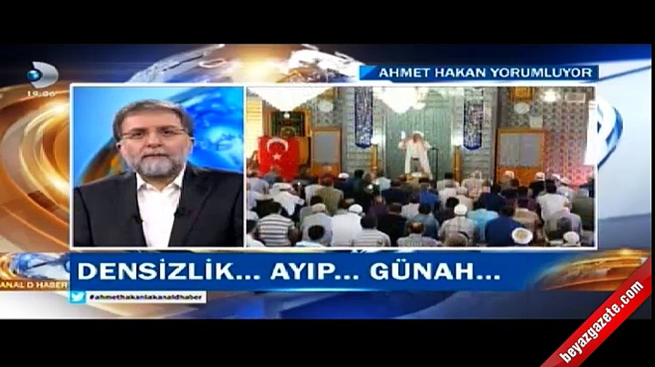 Ümraniye'de vaaz veren bir imam halktan 'Evet' oyu istedi. O imama bir tepki de Ahmet Hakan'dan geldi.
