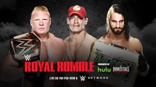 Royal Rumble 2015 - Brock Lesnar Vs. John Cena Vs. Seth Rollins - Lucha Completa en Español (By el Chapu)