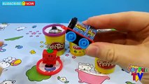 Peppa Pig Thomas and Friends Learn Colors Play Doh Surprise Cans Suprise Toys
