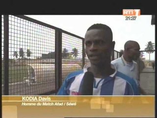 Football/Superdivision: Le Séwé Sport de San Pedro s'impose face à l'AFAD (1-0)