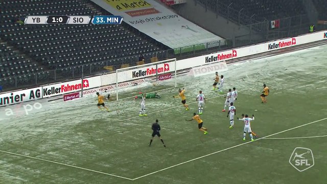 Young Boys 1:0 FC Sion (19.Spieltag Swiss Super League. 5 February 2017)