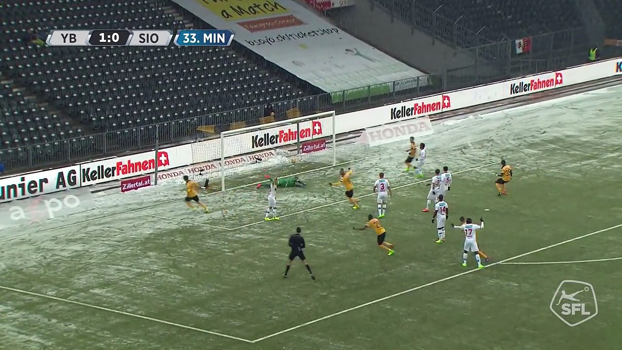 Young Boys 1:0 FC Sion (19.Spieltag Swiss Super League. 5 February 2017)