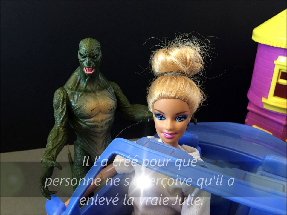 Le lezard vert et la barbie