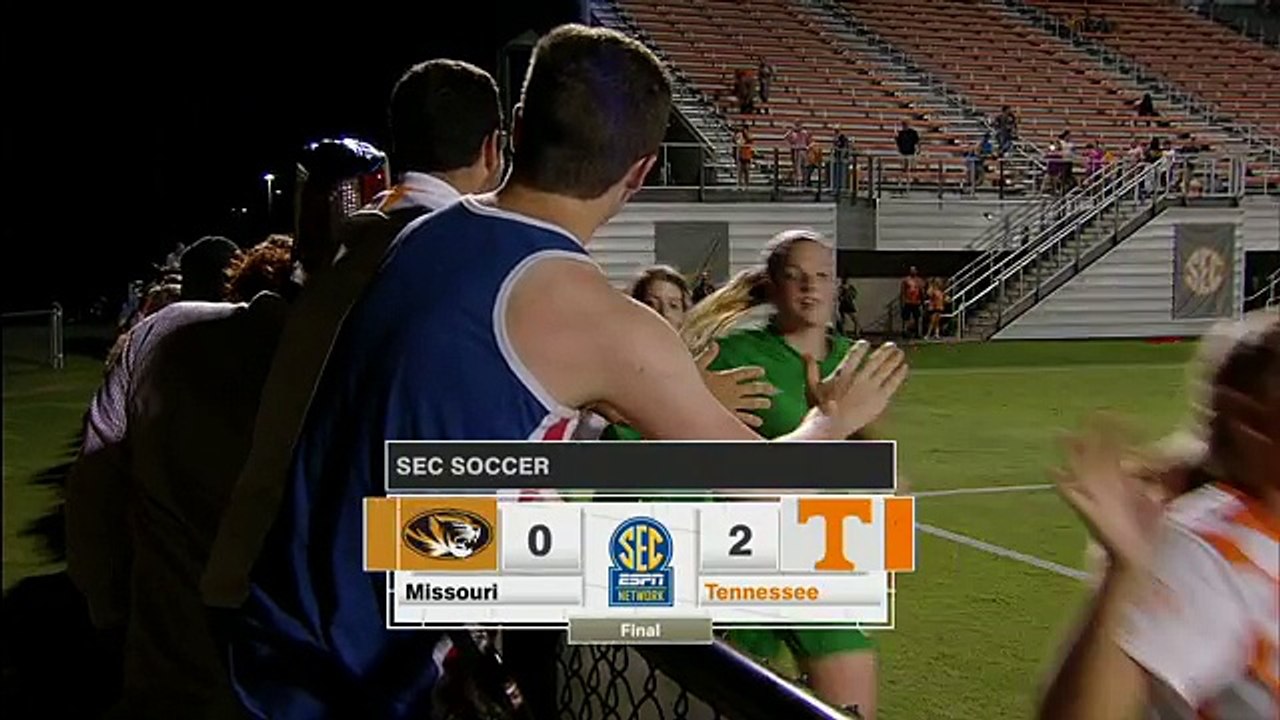 Tennessee shuts out Missouri 2-0