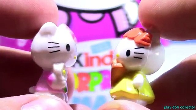 Huevos Sorpresa en español Gigante de Hello Kitty Kinder Surpise eggs Hello Kitty