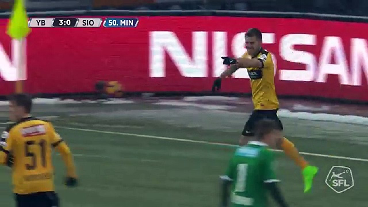 Young Boys 3:0 FC Sion (19.Spieltag Swiss Super League. 5 February 2017)