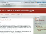 Website Course. How To Customize The Template For Your Blogger Website