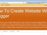 Website Creation. How to add widgets and plugin to the side bar of your website