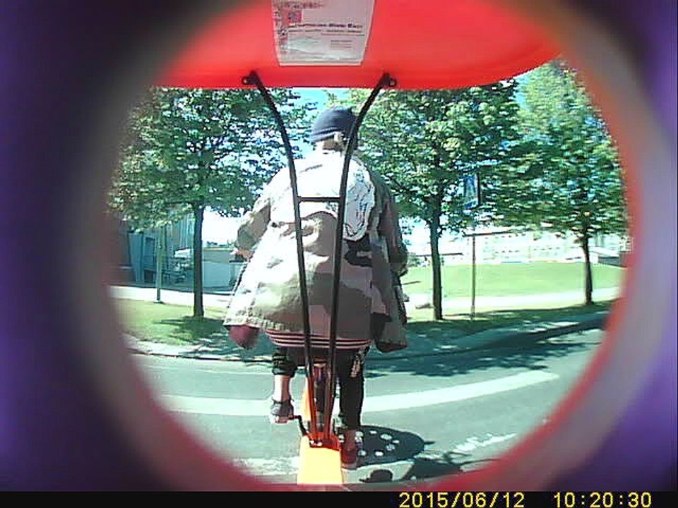 Pedicab Accident Sends Driver Flying