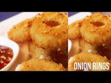 Cheese Onion Rings Recipe | Quick and Easy Starter Recipe | Latest Food Recipes 2017