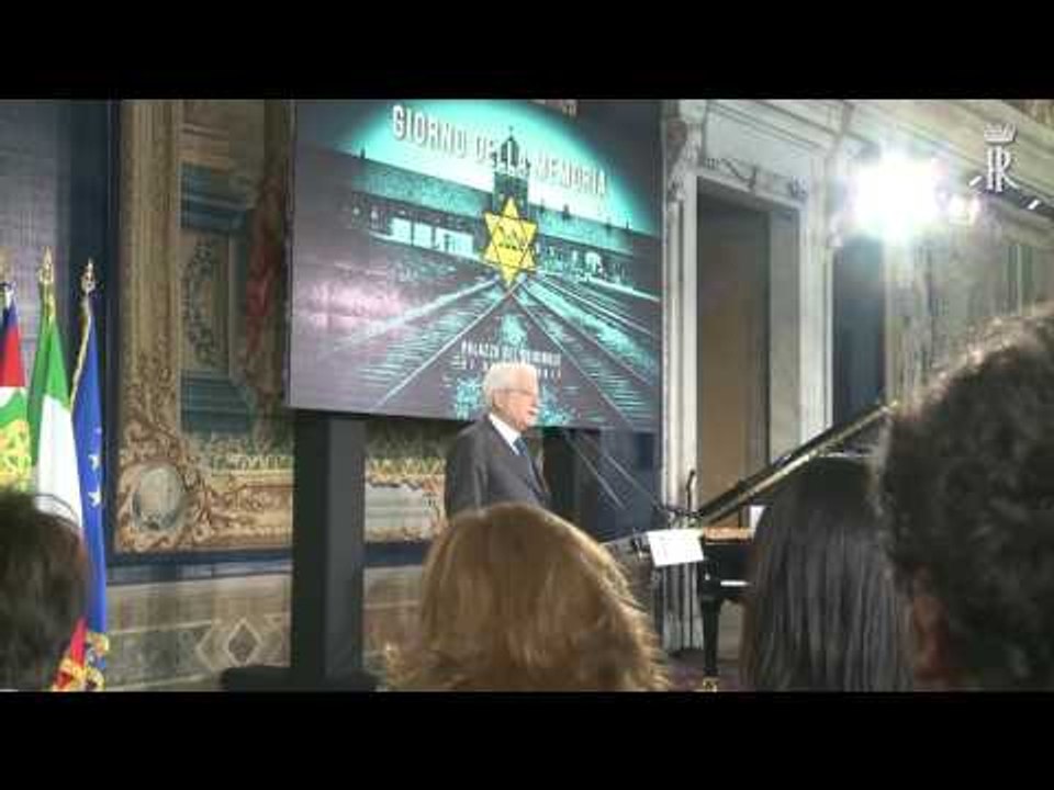 Roma - Giorno della Memoria- Intervento del Presidente Mattarella (27.01.17)