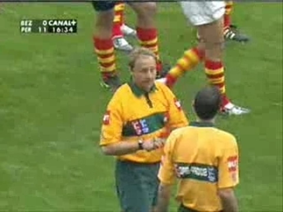 Rugby Bagarre ASBH (Béziers) - USAP (Perpignan)