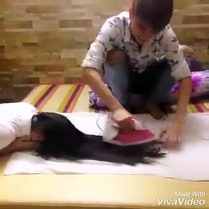 cara mudah & praktis untuk meluruskan rambut anda..