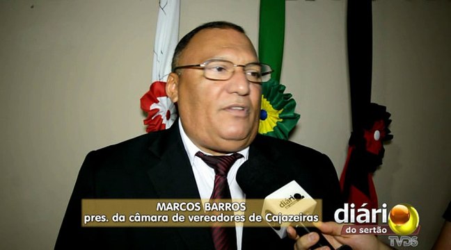 Marcos Barros fala sobre abertura dos trabalhos na câmara de vereadores de Cajazeiras
