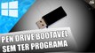 Fazer um pen drive bootavel ( sem programa ) - Windows ou Linux | The Impossible Possible