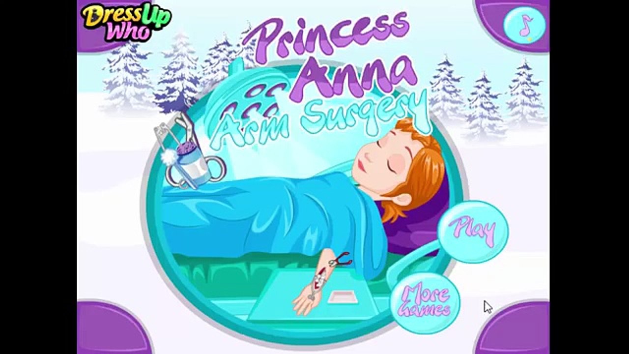 Disney Frozen Princess Anna Arm Surgery - Games For Kids