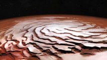 ESA Releases Image Of Mars' 'Swirling' Ice Cap