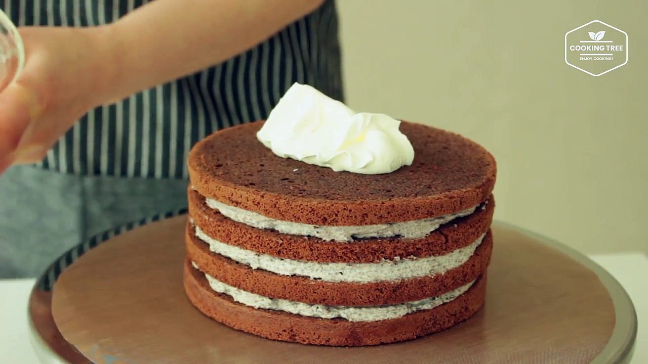 (목소리 설명) 오레오 케이크 만들기  - Oreo cake Recipe  - オレオケーキ  - 奧利奧蛋糕 -Cookingtree쿠킹트리-FJpO6iQM4-0