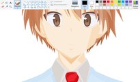 How I Draw using Mouse on Paint  - Sorata Kanda - Sakurasou no Pet na Kanojo
