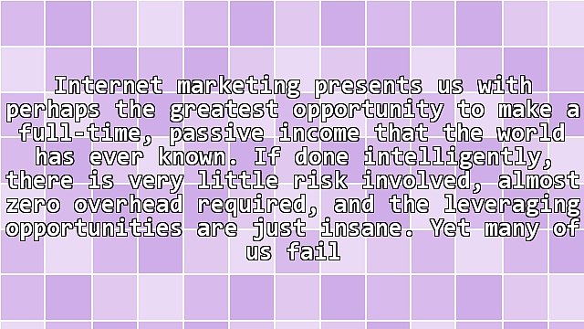 Top 3 Mistakes ALL Internet Marketers Make And How to Avoid Them!