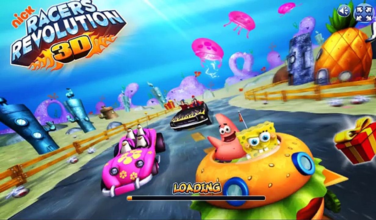 SPONGEBOB SQUAREPANTS RACING GAME - SPONGEBOB GAMES - SPONGEBOB FULL GAMES HD EPISODE 1