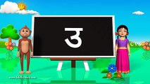 Learn Hindi Alphabet Vowels 3D Animation Hindi poems for children