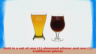 Cathys Concepts His BeerHer Beer Pilsner Set af7ecbd2