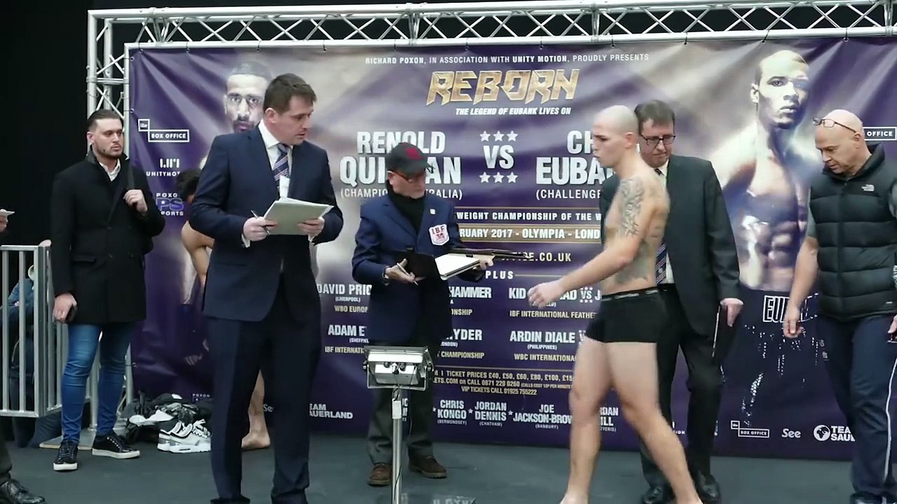 Adam Etches v John Ryder Face Off & Weigh in _ Eubank Jr v Quinlan Undercard-Zn4qFU3N2aQ