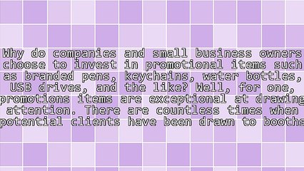 Why Use Promotional Items? A Guide