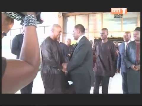 Obseques du Président Atta Mills: Le Chef de l'Etat fait le point de son sejour au Ghana