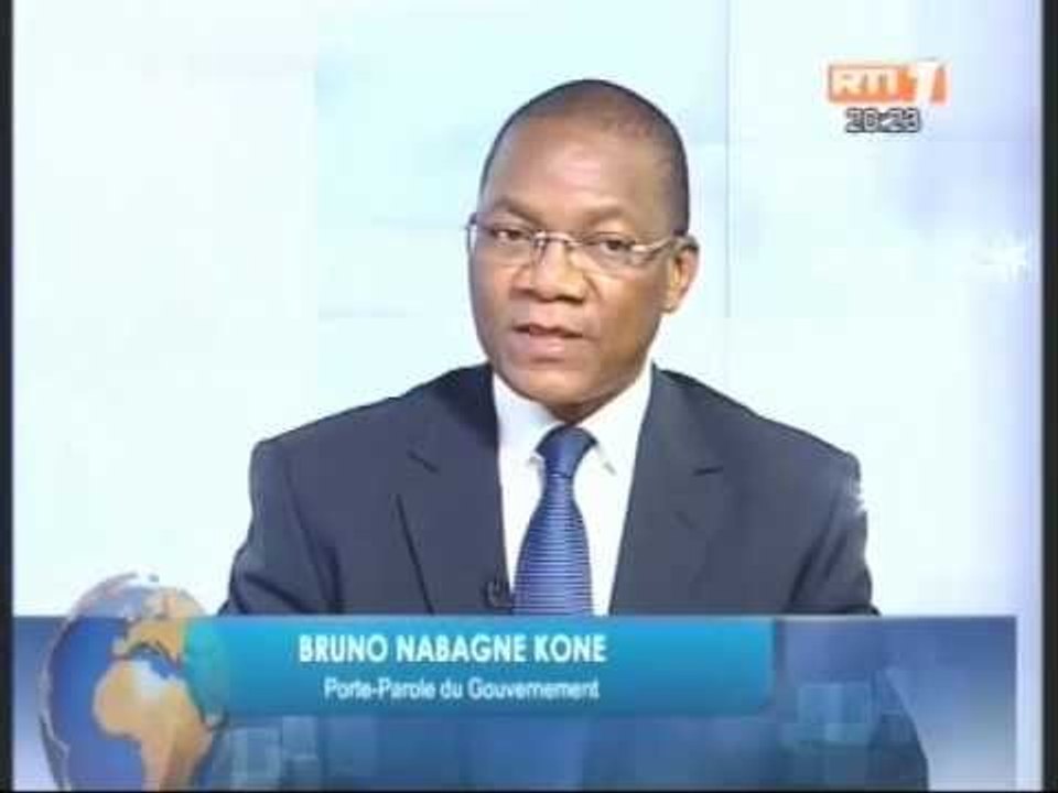 Incidents d'Akuédo: Le ministre Kone Bruno, porte parole du gouvernement était l'invité du JT