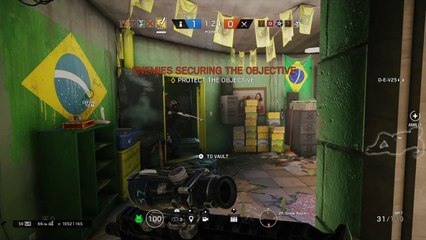 Bandit ACE on Favelas! - Rainbow Six Siege Ranked