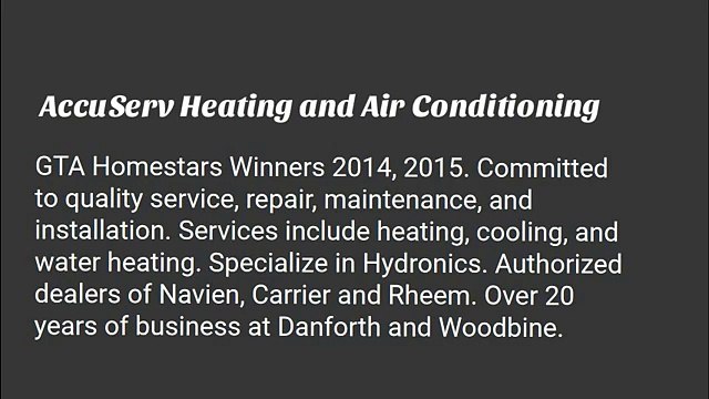 air conditioning maintenance toronto